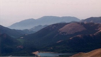 Cheyenne Mountain from Pike's Peak